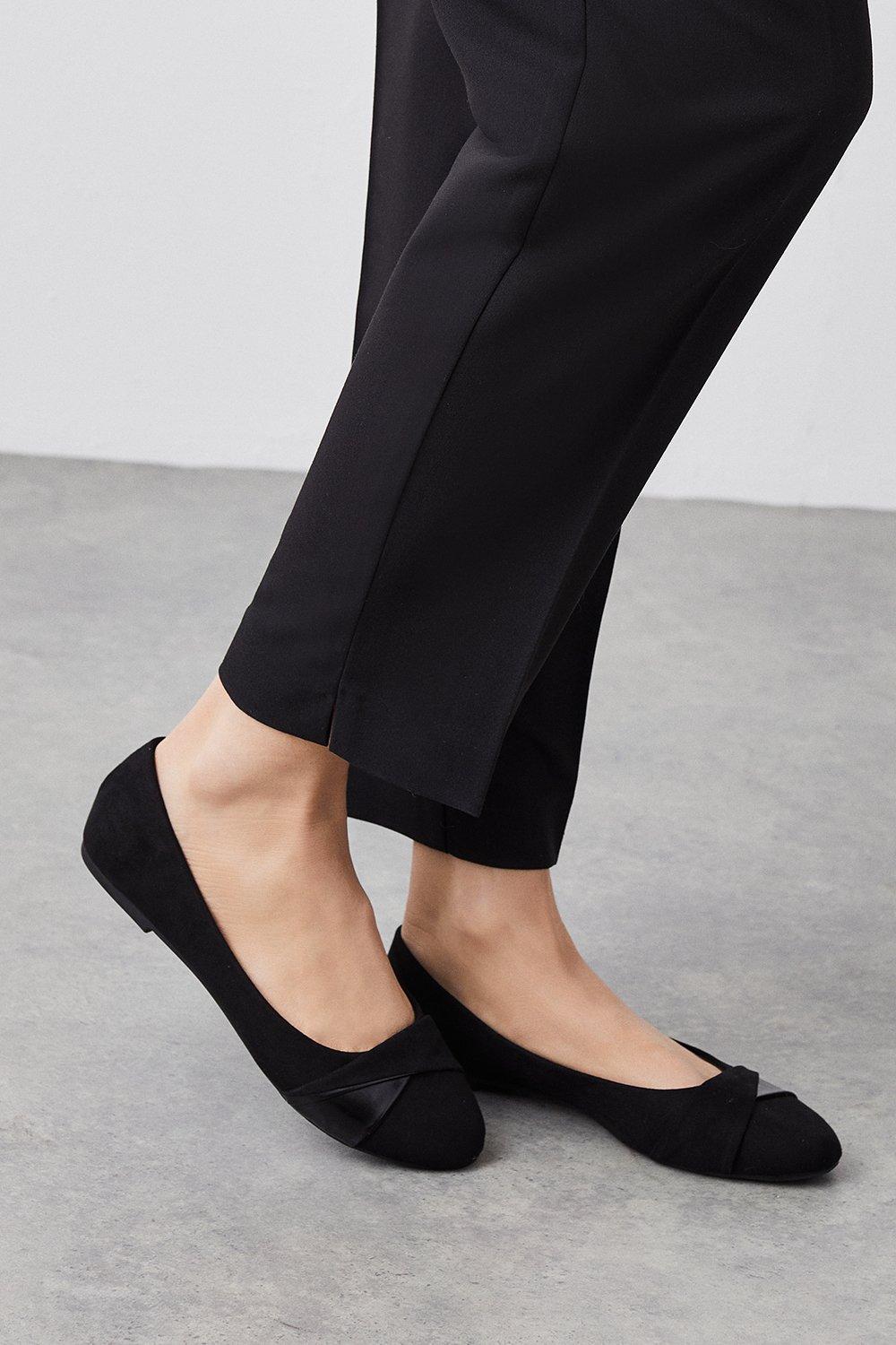 Dorothy perkins black flat hot sale shoes